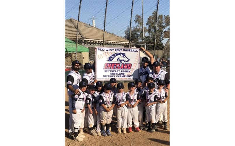 2022 6U Shetland All-Stars District Champions
