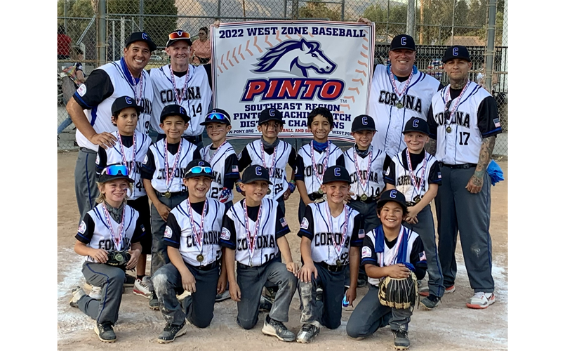 2022 8U White Pinto All Stars District Champs