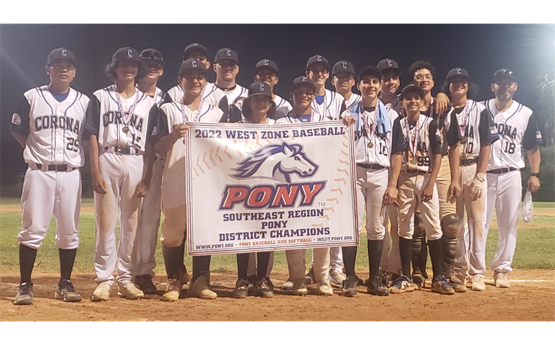2022 14U Pony All-Stars - District Champions