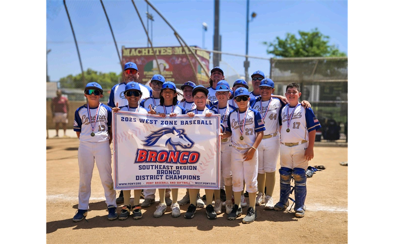 12u Bronco District Champs